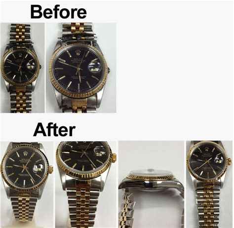 rolex maintenance without refinishing